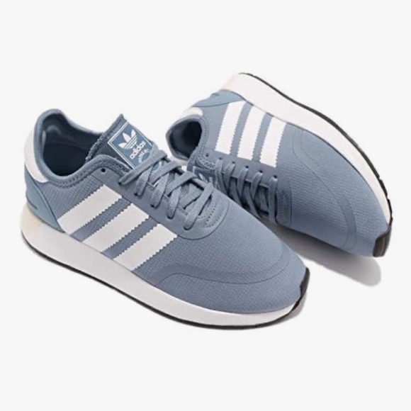 Adidas Women’s N-5923 Raw Grey Sneakers Trainers Size 7 Blue-Gray and White - Picture 1 of 11